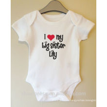 Sublimation Blank Short Sleeve Baby Body Suit